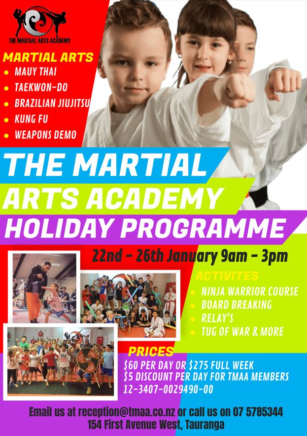 Martial Arts School Holiday Programme The Martial Arts Academy
